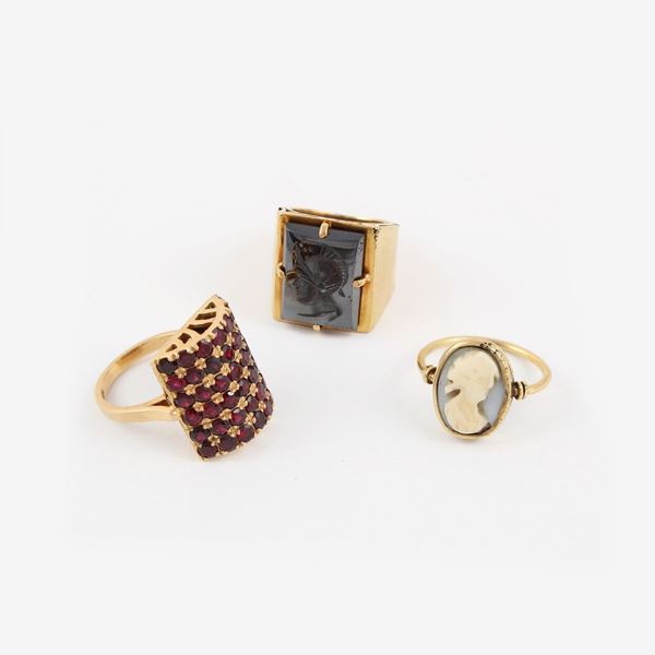 LOT, THREE RINGS  - Auction Summer Time - Casa d'Aste International Art Sale