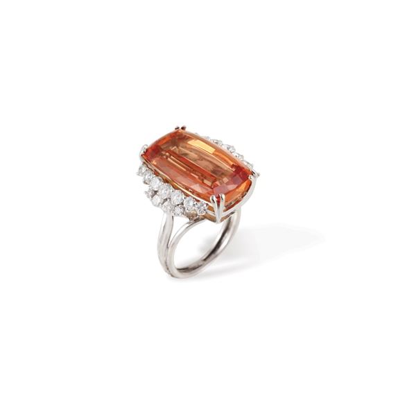 ANELLO, TOPAZIO IMPERIALE