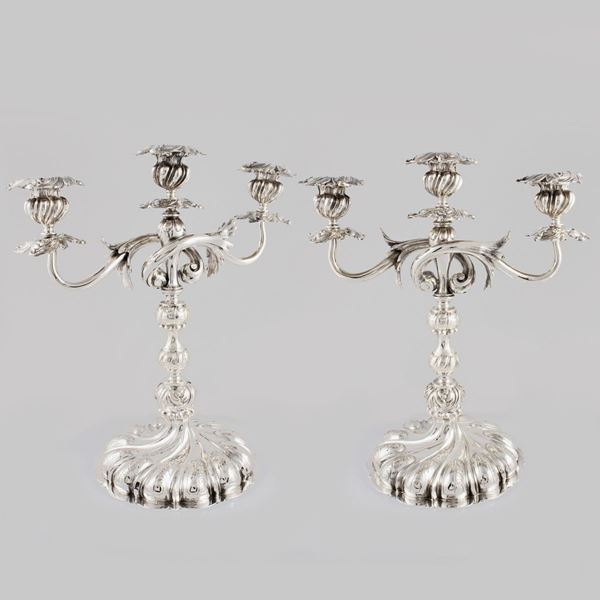 CANDELABRA, SILVER 800