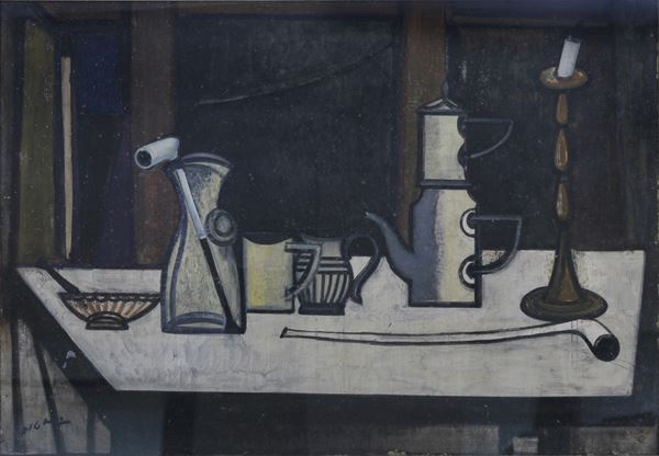 FEDERICO RIGHI - Natura morta, 1958