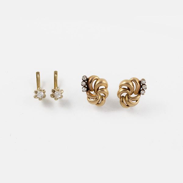 TWO PAIR OF EARRINGS  - Auction Summer Time - Casa d'Aste International Art Sale