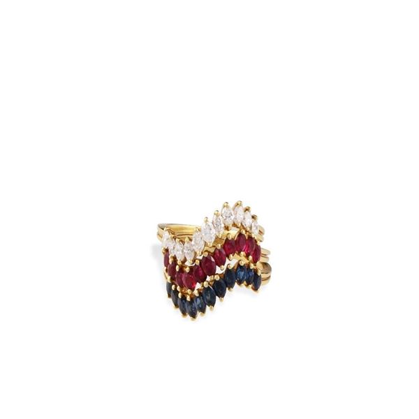 LOT, THREE RINGS