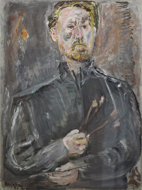 Pajetta Guido : Autoritratto, 1935  - Auction Modern, Contemporary and 19th Century Paintings - Casa d'Aste International Art Sale