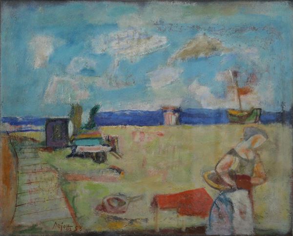 Pajetta Guido - Ritorno dalla spiaggia, 1953