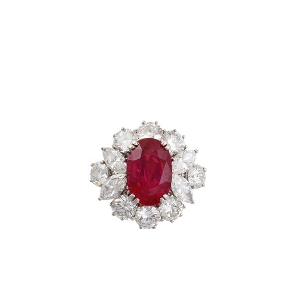 RING RUBY, MYANMAR