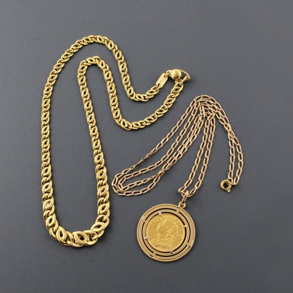 DUE COLLANE  - Asta Gioielli, Orologi e Argenti - Casa d'Aste International Art Sale