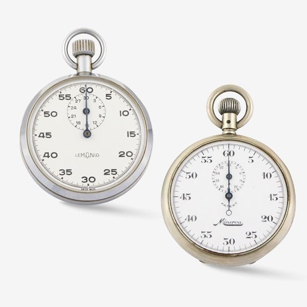 SET OF TWO CHRONOMETRE POCKET WATCHES
