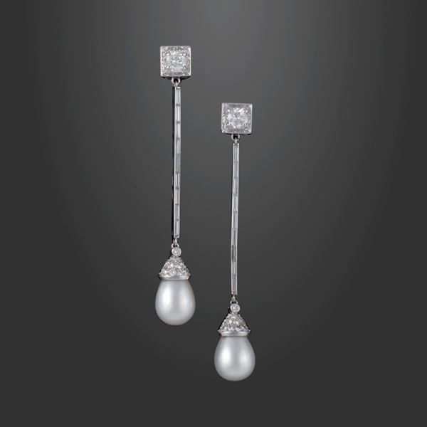 ORECCHINI, PERLE NATURALI  - Asta SPECIALE GIOIELLI - Casa d'Aste International Art Sale
