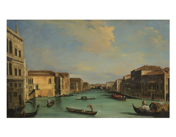 GIUSEPPE BERNARDINO BISON  (Palmanova, 1762 - Milano, 1844)   Il Canal Grande