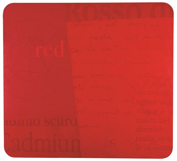 FAUSTO BERTASA (Bergamo, 1953)   Red Pad, 2002