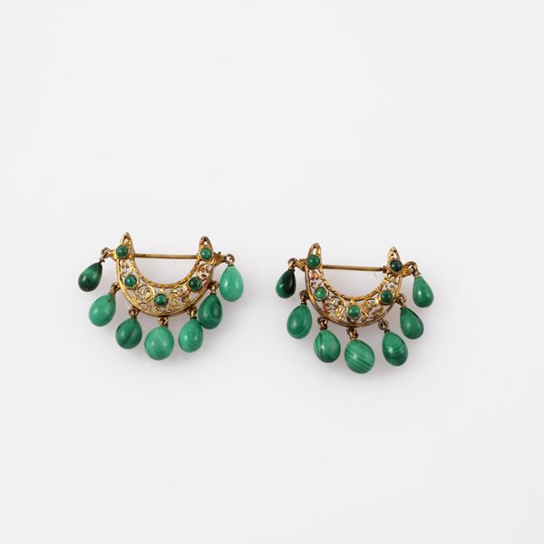 TWO BROOCHES  - Auction Summer Time Jewelry, Watches and Silver - Casa d'Aste International Art Sale
