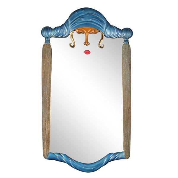 BRONZE FRAMED MIRROR, ERTÉ “Scheherazade”  - Auction IMPORTANT JEWELERY, SILVER & OBJETS DE VERTU - Casa d'Aste International Art Sale
