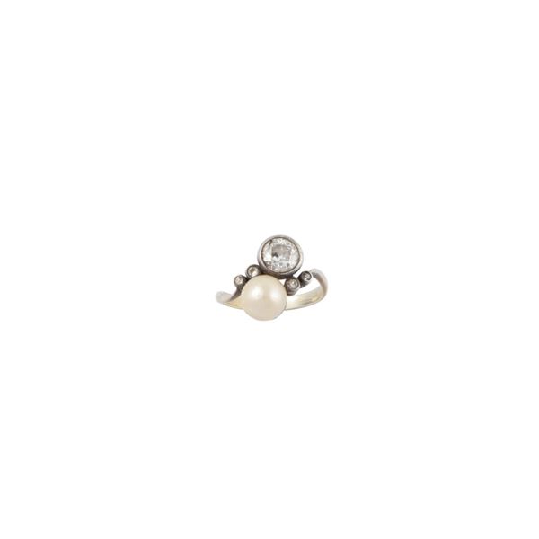 ANELLO, PERLA NATURALE