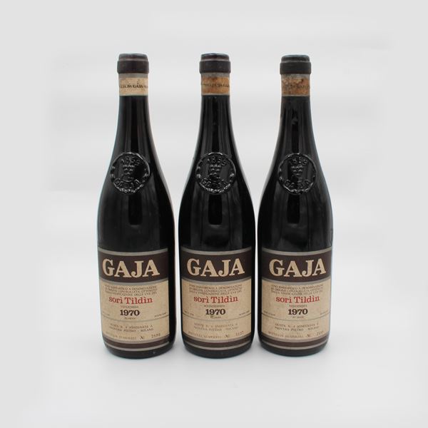 BARBARESCO DOC SORI’ TILDIN 1970, GAJA