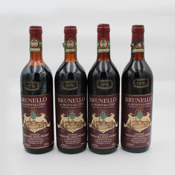 BRUNELLO DI MONTALCINO DOC 1976, CASTELLO POGGIO ALLE MURA