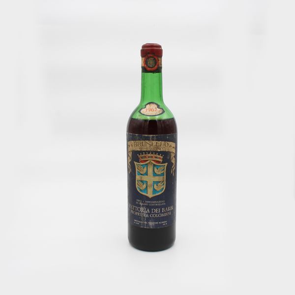 BRUNELLO DI MONTALCINO DOC 1967, FATTORIA DEI BARBI
