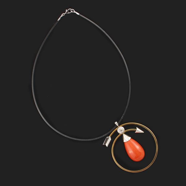 COLLANA CON PENDENTE, JAMES RIVIÈRE 