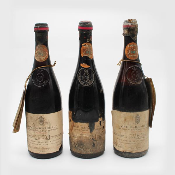 BARBARESCO CONTI DELLA CREMOSINA 1961, BERSANO