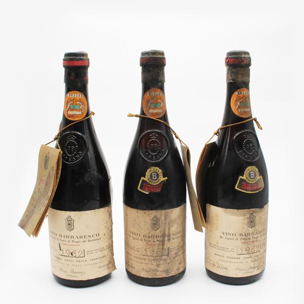 BARBARESCO CONTI DELLA CREMOSINA 1962, BERSANO