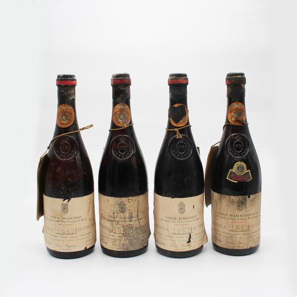 BAROLO E BARBARESCO CONTI DELLA CREMOSINA 1962, BERSANO