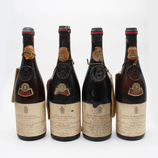 BAROLO E BARBARESCO CONTI DELLA CREMOSINA, BERSANO