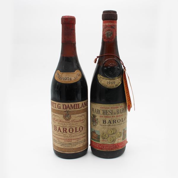 BAROLO DOC 1974, DAMILANO e BAROLO DOC 1969, MARCHESI DI BAROLO
