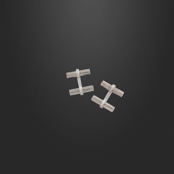 CUFFLINKS, CARTIER  - Auction IMPORTANT JEWELERY, SILVER & OBJETS DE VERTU - Casa d'Aste International Art Sale