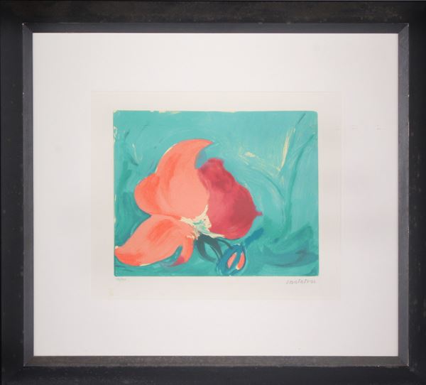 Papavero  - Asta Libri illustrati e Arte Moderna, Contemporanea e Dipinti del XIX secolo  - Casa d'Aste International Art Sale