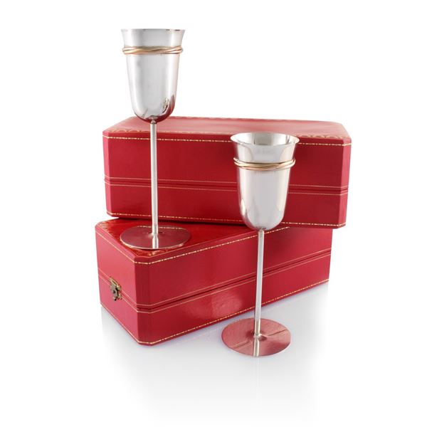 COPPIA DI CALICI, CARTIER