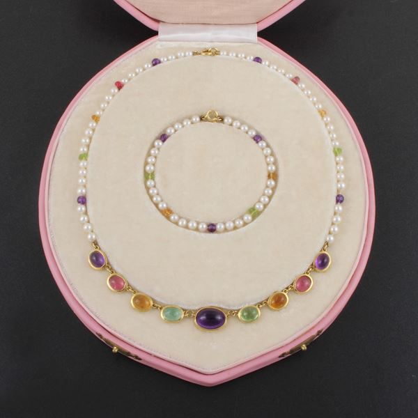 PARURE DI COLLANA E BRACCIALE