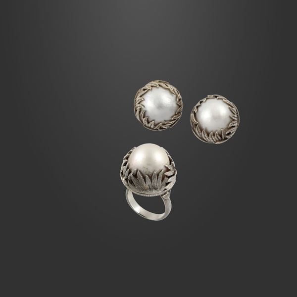 PARURE RING AND EARRINGS