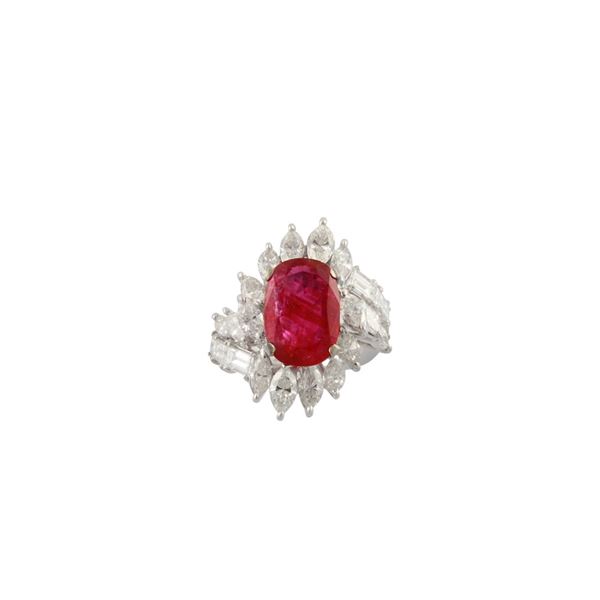 ANELLO, RUBINO MYANMAR