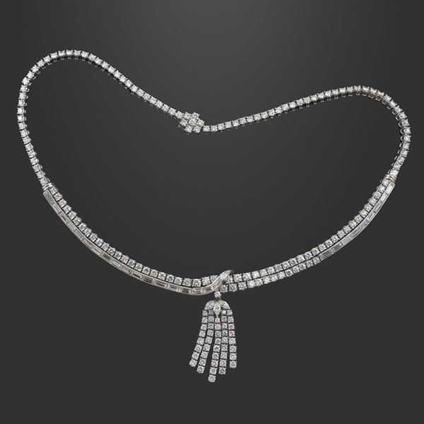 18KT GOLD AND DIAMONDS NECKLACE, DAMIANI