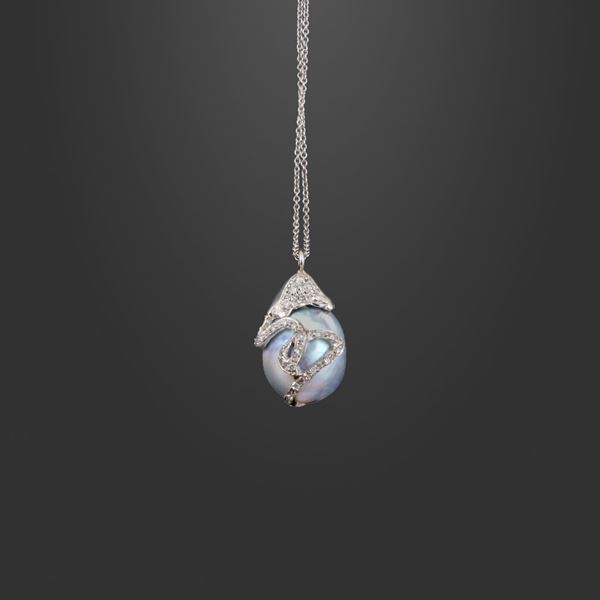 PENDANT WITH CHAIN  - Auction Important Jewelry - Casa d'Aste International Art Sale