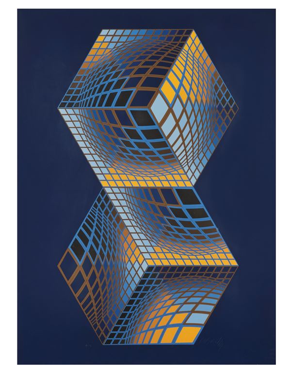 VICTOR VASARELY (Pécs, 1906 - Parigi, 1997)   Composizione