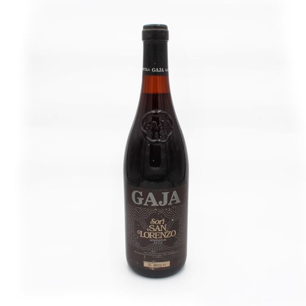 BARBARESCO DOC SORI’ SAN LORENZO 1974, GAJA