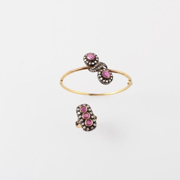 LOT OF BRACELET AND RING