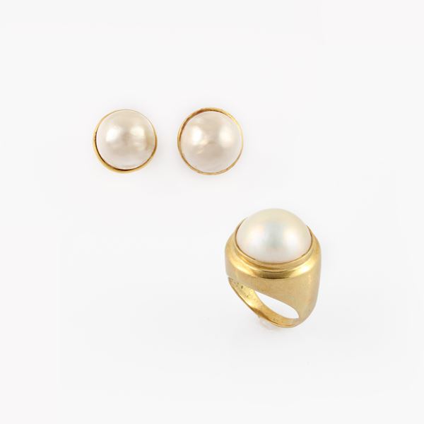 RING AND CLIP EARRINGS