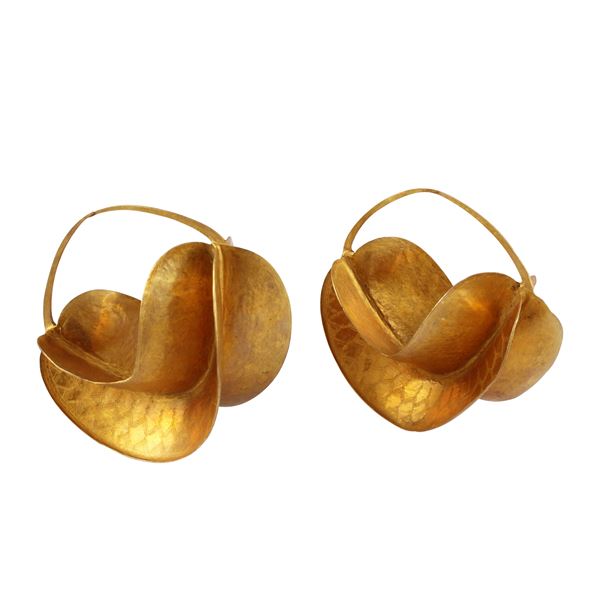 EARRINGS, AFRICA - MALI  - Auction Important Jewelry - Casa d'Aste International Art Sale