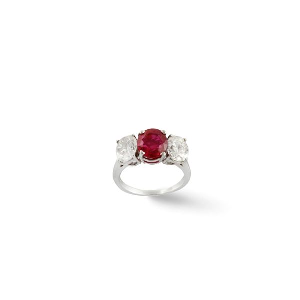 ANELLO, RUBINO MYANMAR