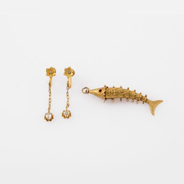 LOT OF PENDANT AND EARRINGS  - Auction Summer Time Jewelry, Watches and Silver - Casa d'Aste International Art Sale