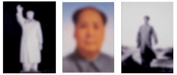 HUANG YAN (Jilin, 1966)   Lotto di:   Mao Zedong’s Portrait, 2005 Mao Zedong Goes to AnYuan, 2005 Mao Zedong Waves, 2005  