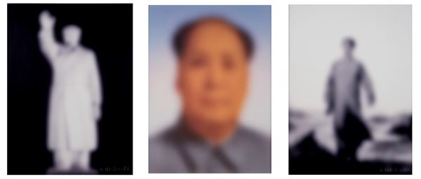 HUANG YAN (Jilin, 1966)   Lotto di:   Mao Zedong’s Portrait, 2005 Mao Zedong Goes to AnYuan, 2005 Mao Zedong Waves, 2005  