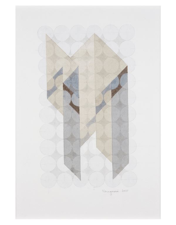 CARLO  NANGERONI : Senza titolo  (2015)  - Acquarello su carta - Asta ARTE MODERNA E CONTEMPORANEA - Casa d'Aste International Art Sale