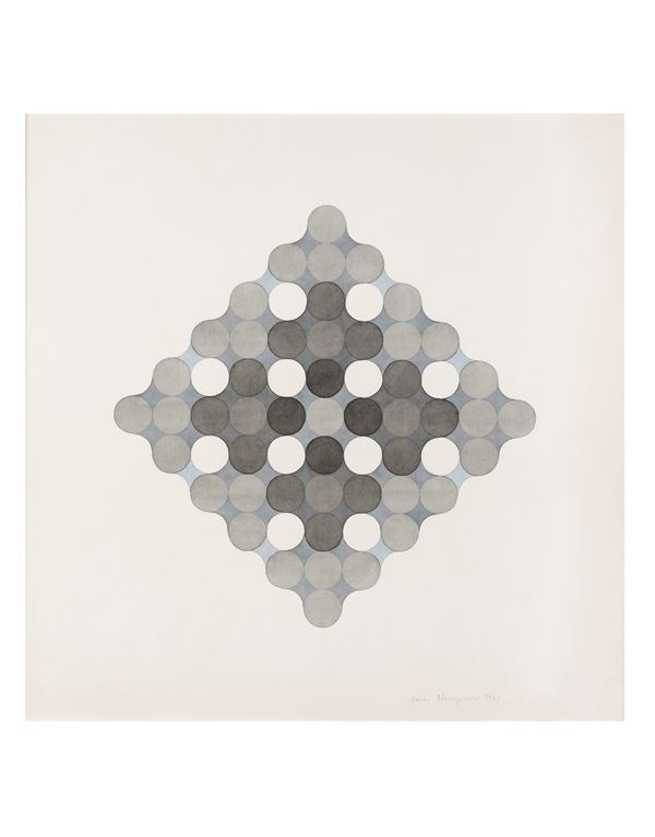 CARLO  NANGERONI - CARLO NANGERONI (New York, 1922 - Milano, 2018)   Senza titolo, 1971