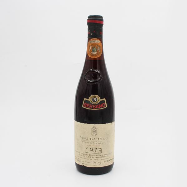 BAROLO ANTICHI PODERI DELLA CREMOSINA DOC 1973, BERSANO