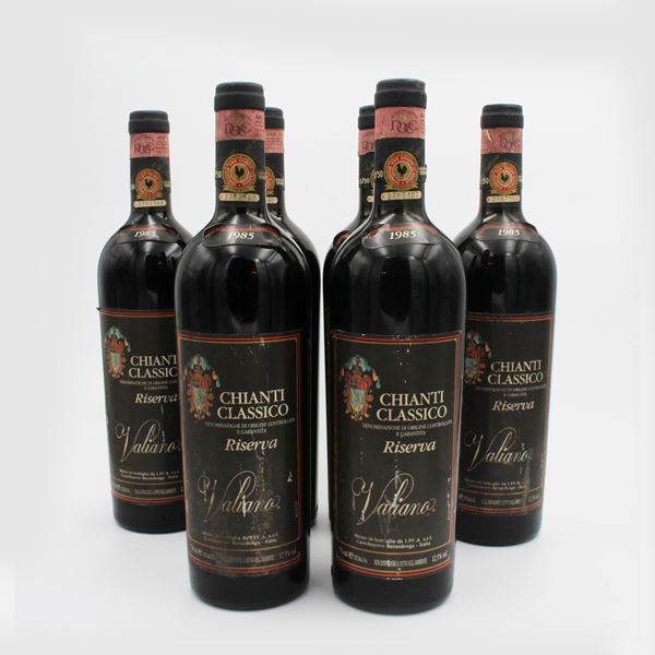 CHIANTI CLASSICO DOCG VALIANO RISERVA 1985, I.SV.A.