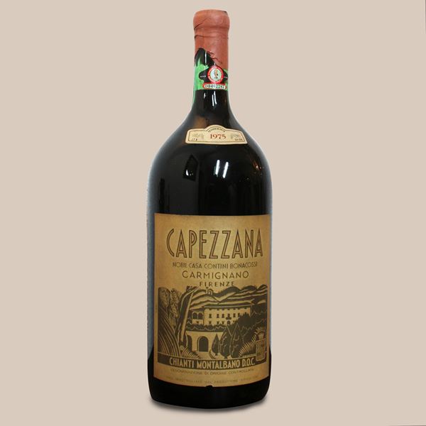 CHIANTI MONTALBANO DOC CAPEZZANA 1975, CONTINI BONACOSSI