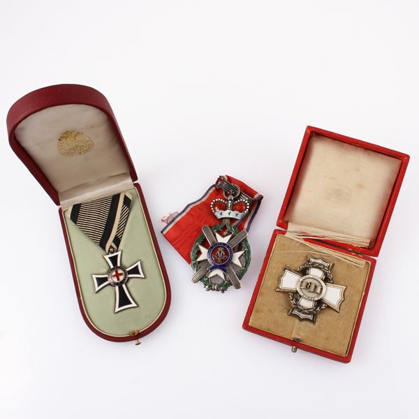 LOT OF THREE MILITARY MEDALS  - Auction Jewelery and Watches - Casa d'Aste International Art Sale