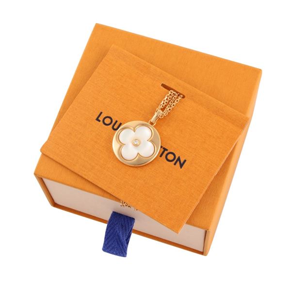 COLLANA CON PENDENTE, LOUIS VUITTON "Color Blossom"